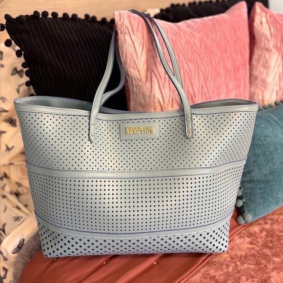 Kenneth Cole Reaction Handbags - Kenneth Cole Reaction Blue Large Tote Bag